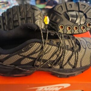 Nike Black Athletic Shoes with Rugged Sole and Quick-Lace System